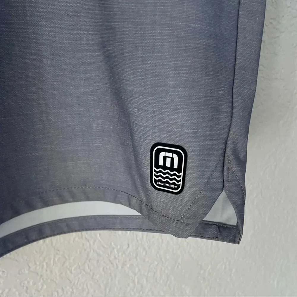 *NWOT Men’s Travis Mathew Treeline Boardshorts Heather Sleet – Sz 42